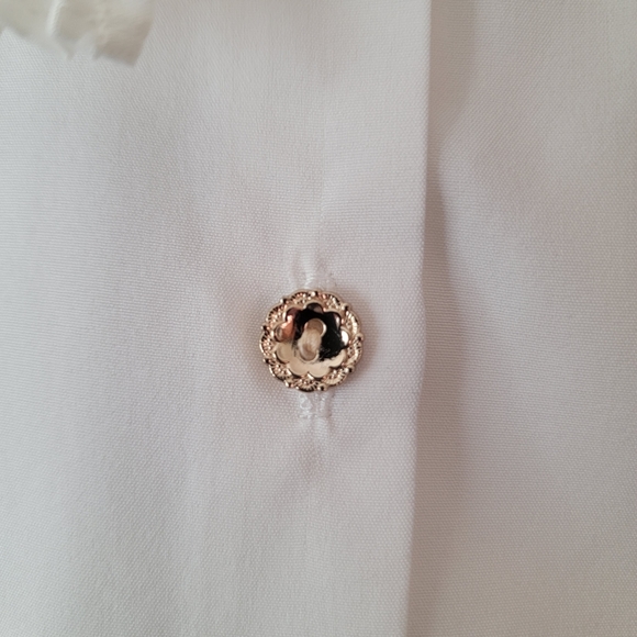 Banned Retro Cat Pleated Neck Blouse Sz S - Picture 3 of 7